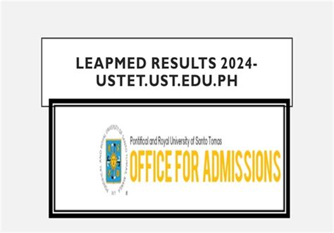 LeapMed/USTET Results A.Y. 2024 .
